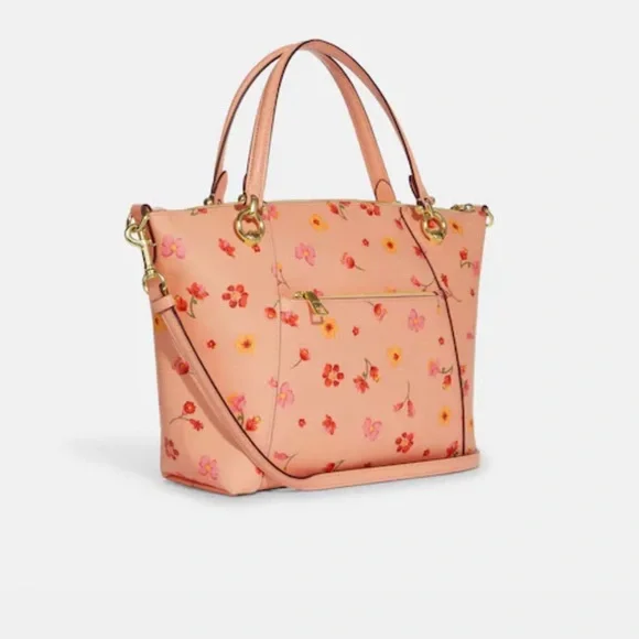 COACH BRAND NEW Kacey Satchel With Mystical Floral Print - Picture 4 of 8